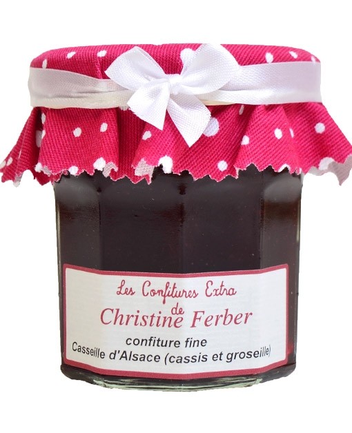 Confiture casseille d'Alsace - cassis et groseille - Christine Ferber