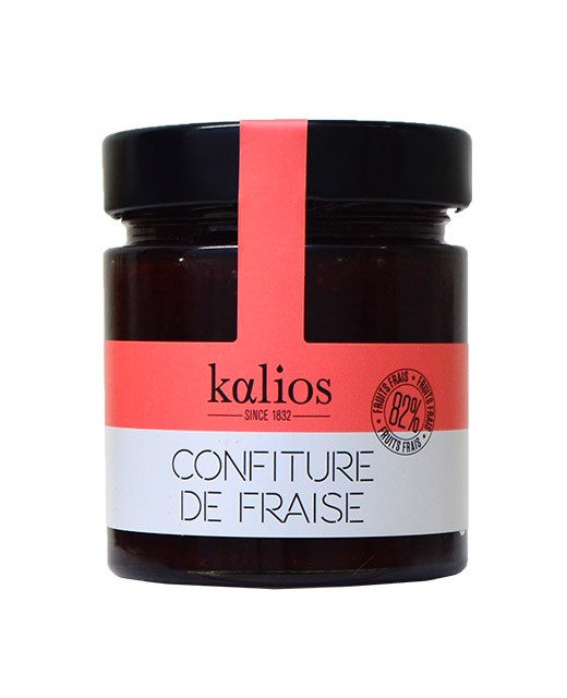 Confiture de fraise - 82% fruits frais - Kalios
