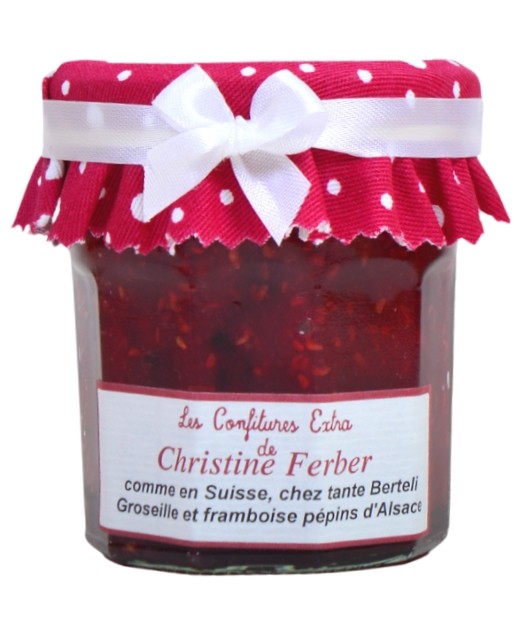 Confiture Comme en Suisse - framboises pépin et groseilles d'Alsace - Christine Ferber