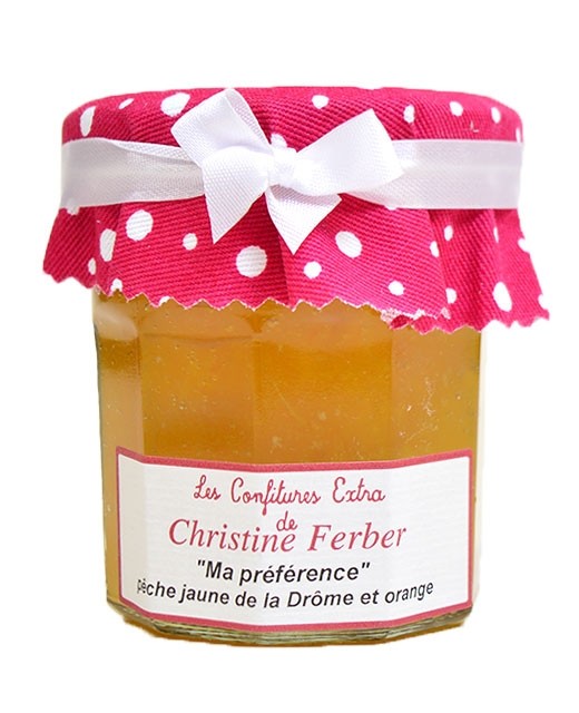 Confiture Ma Préférence - pêche jaune et orange   - Christine Ferber