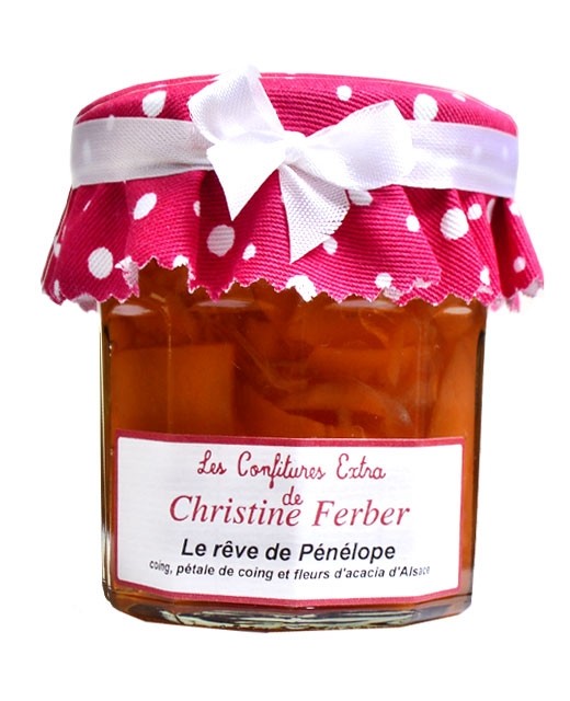 Confiture Le rêve de Pénélope - coing, pétales de coing et fleurs d'acacia - Christine Ferber