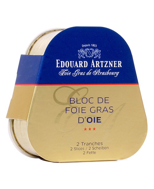 Bloc de foie gras d'oie 75g - Edouard Artzner