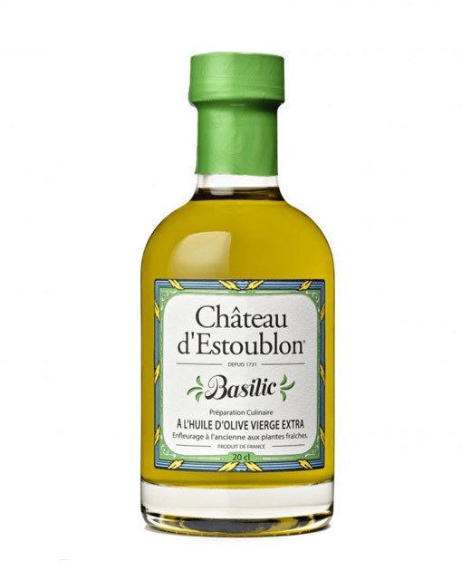 Huile d'olive aromatisée au basilic - Château d'Estoublon