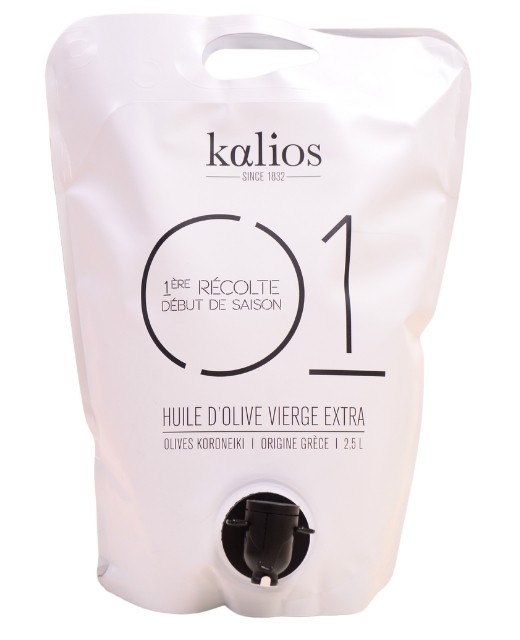 Huile d'olive vierge extra - Caractère 01 - BiB 2,5L - Kalios