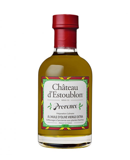 Huile d'olive aromatisée aux herbes de provence - Château d'Estoublon