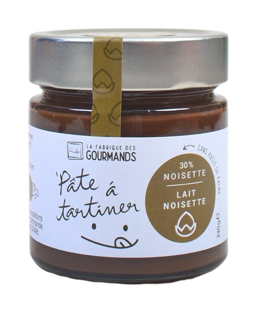 Pâte à Tartiner au Chocolat au Lait Noisette Pétillante 250g | Les  Gourmandises d'Amatxi