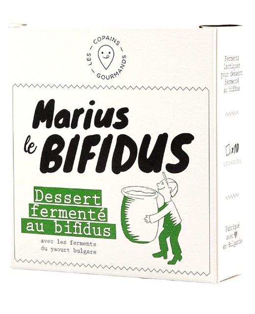Marius le Bifidus - ferments pour yaourt au bifidus actif - Les Copains Gourmands