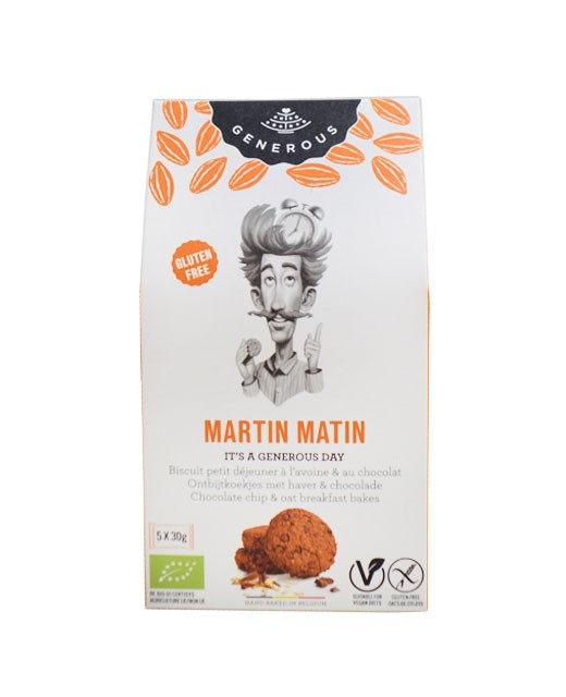 Biscuits aux avoines et chocolat - Martin Matin - Generous