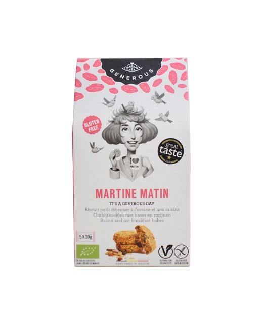 Biscuits aux avoines et aux raisins - Martine Matin - Generous