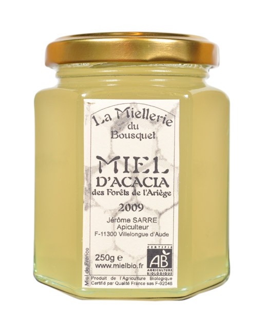 Miel d'acacia bio - Miellerie du Bousquet