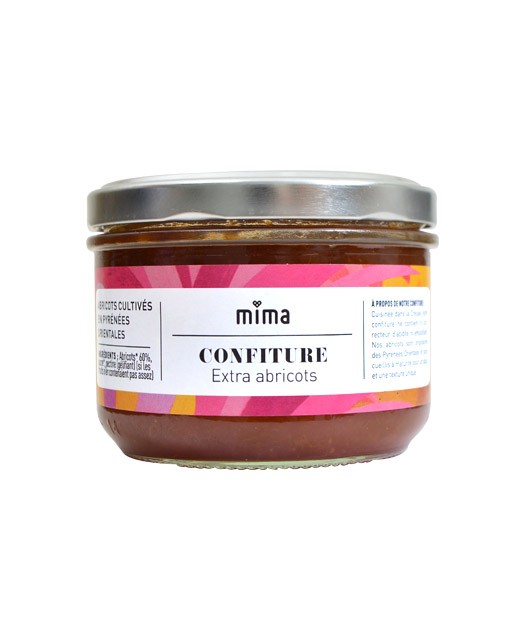 Confiture extra d'abricots bio - Mima Bio