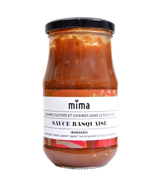 Sauce tomate basquaise bio - Mima Bio
