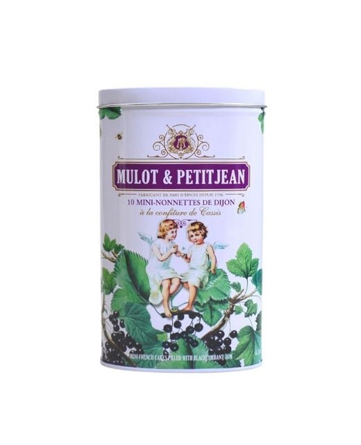 Mini-nonnettes de Dijon - confiture de cassis - boîte collector - Mulot Petitjean