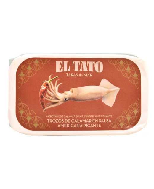 Morceaux de calamar sauce armoricaine piquante - El Tato