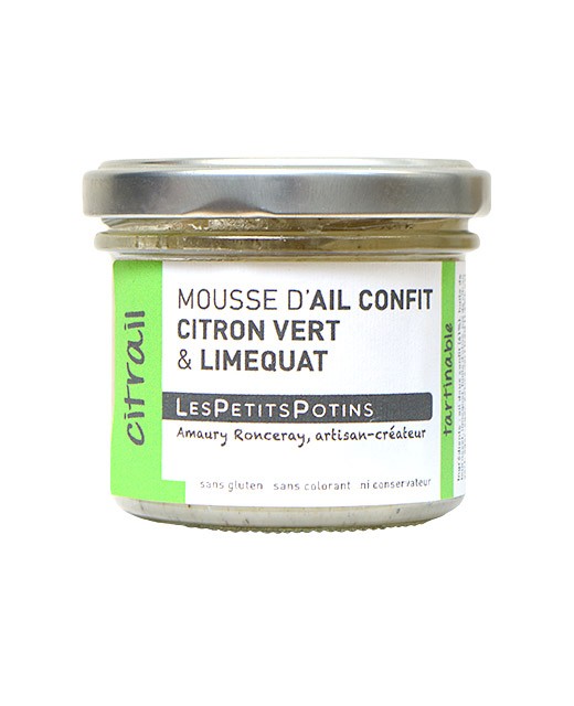 Mousse d'ail confit au citron vert et limequat - Citrail - Les Petits Potins