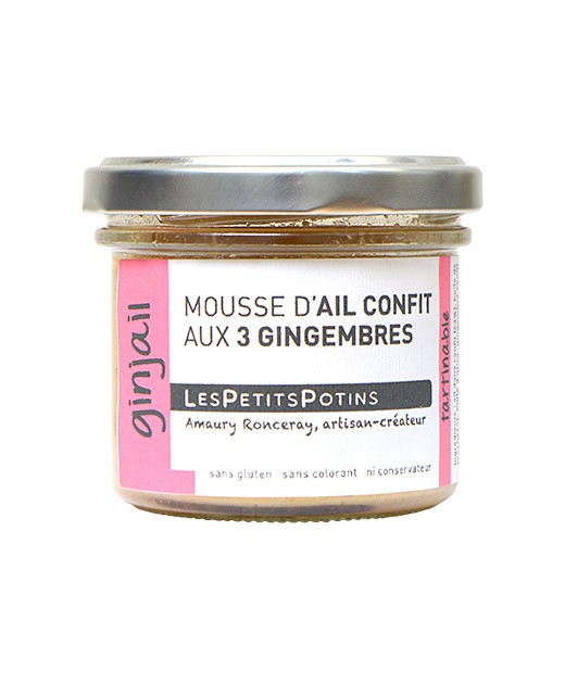 Ginjail - Mousse d'ail confit aux 3 gingembres - Les Petits Potins