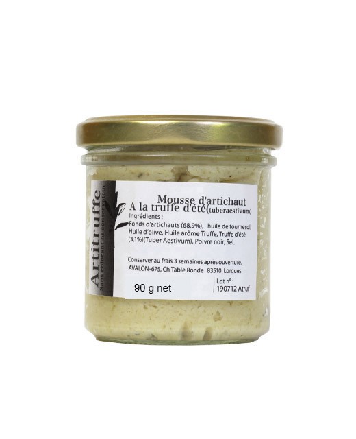 Mousse d'artichaut à la truffe d'été - Les Petits Potins
