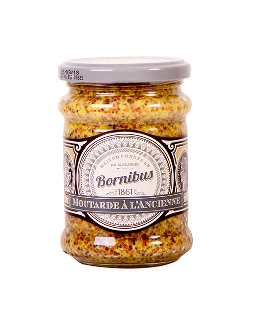 Moutarde à l'ancienne en grains - Bornibus