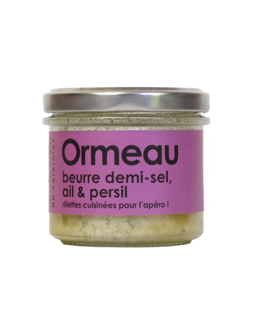 Rillettes d'ormeau, beurre demi-sel , ail et persil - L'Atelier du Cuisinier