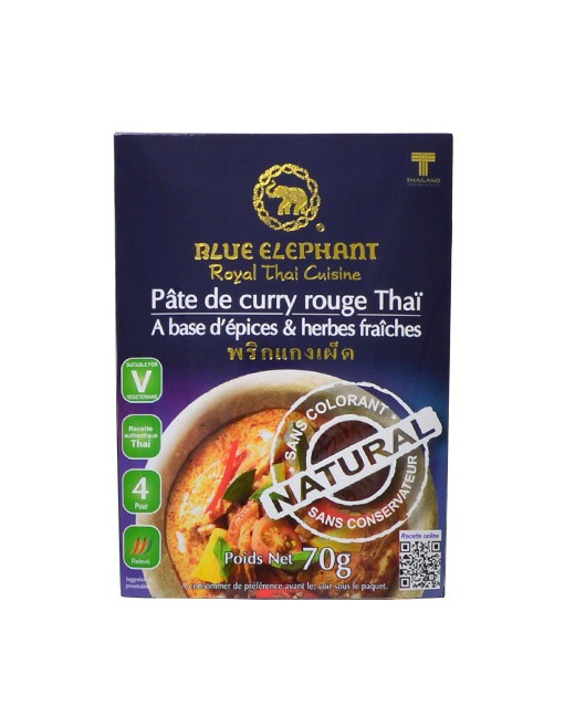 Pâte de Curry Rouge Thaï 100g