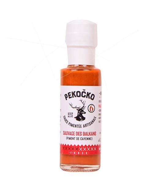 Sauce pimentée sauvage des Balkans - force 6 - Pekočko