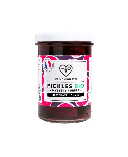 Pickles d'oignon rouge au vinaigre de vin rouge - Lune Pourpre - Les 3 Chouettes