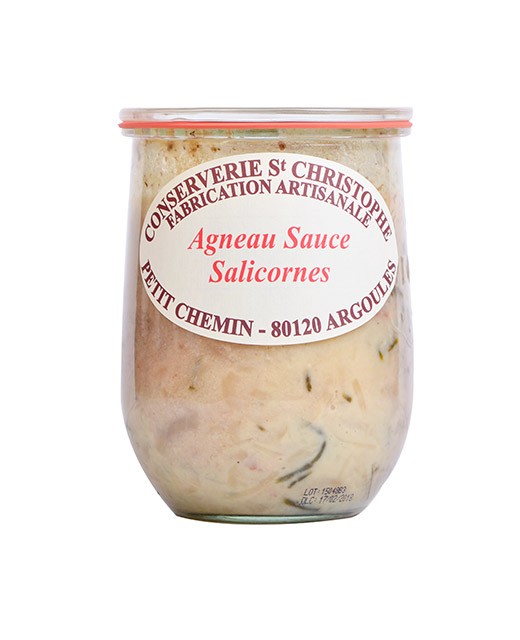Plat cuisiné Agneau sauce salicornes - Conserverie Saint-Christophe