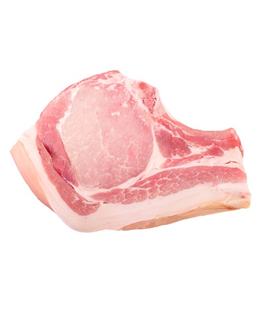 Porc Label Rouge - Carré de porc 4 côtes - Edélices Boucherie