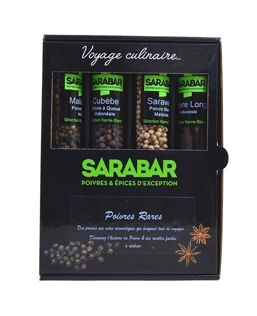 Coffret Poivres rares Sarabar - Edélices