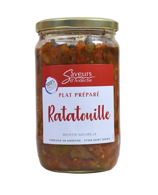 Plat préparé - ratatouille - Saveurs d'Ardèche - Edélices