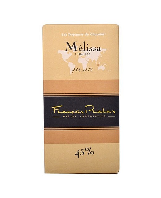 Tablette chocolat au lait Mélissa - Pralus