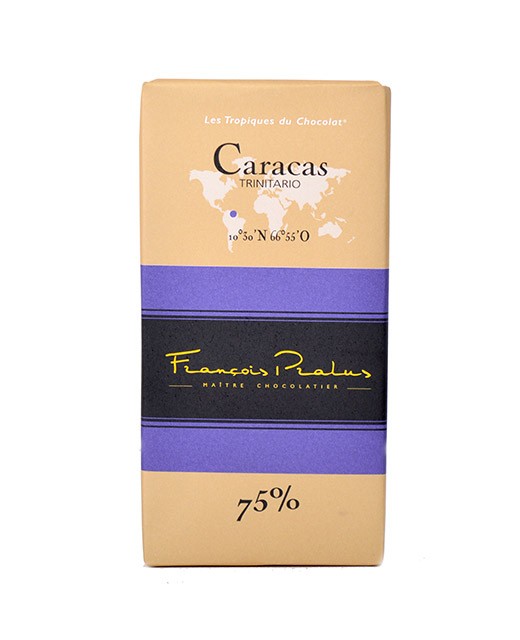 Tablette chocolat noir Caracas - Pralus