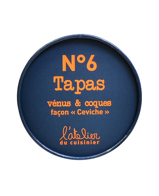 Tapas N°6 - Vénus et coques façon ceviche - L'Atelier du Cuisinier