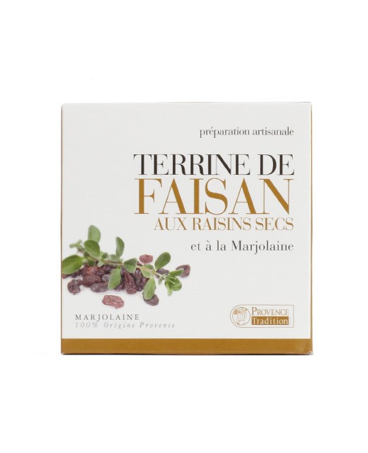 Terrine de Faisan aux Raisins et à la Marjolaine - Provence Tradition