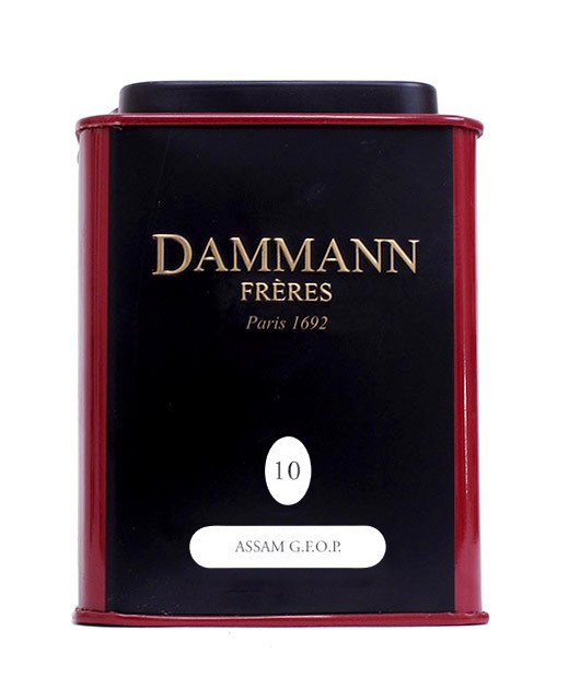 Thé Assam G.F.O.P. - boîte métal - Dammann Frères