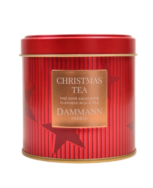 Thé Christmas Tea Rouge - boîte métal - Dammann Frères