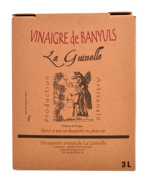 Vinaigre de Banyuls rouge - BiB 3L - La Guinelle