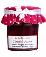 Confiture 3 fruits du jardin - fraise, framboise et groseille - Christine Ferber