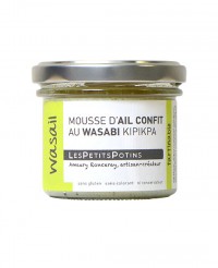 Mousse d'ail confit au wasabi kipikpa - Wasail - Les Petits Potins