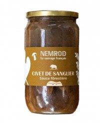 Civet de sanglier sauce forestière - Nemrod