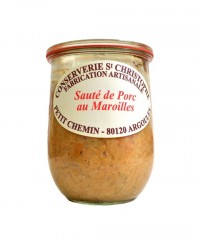 Plat cuisiné Sauté de porc au Maroilles - Conserverie Saint-Christophe
