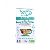 Granola bio - Cacahuètes Raisins - La Main dans le Bol