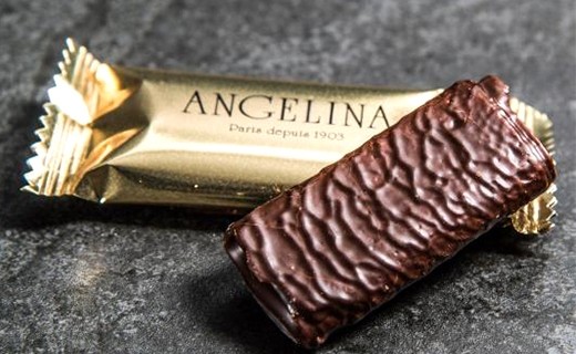 Crêpes dentelles enrobées de chocolat noir - Angelina