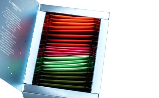 Coffret assortiment de Noël - 20 sachets cristal  - Dammann Frères