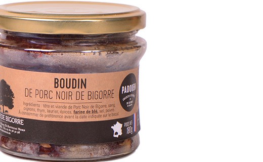 Boudin de porc noir de Bigorre - Padouen