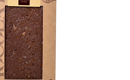 Tablette chocolat lait - caramel et sel de Guérande - Bovetti