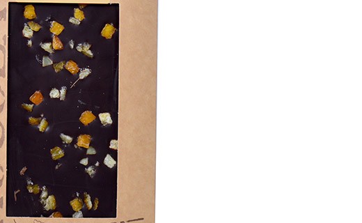 Tablette chocolat noir - oranges confites - Bovetti