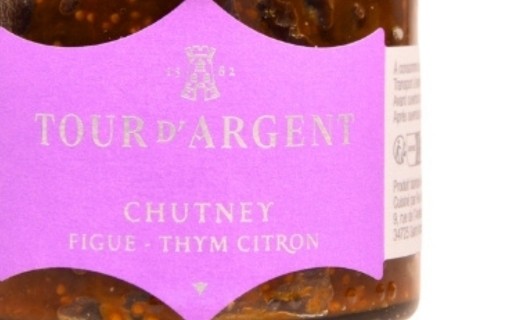 Chutney figues, thym citron - La Tour d'Argent