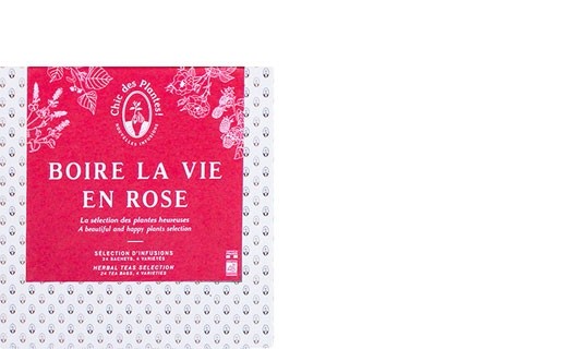 Coffret infusions Boire la vie en rose - Chic des Plantes