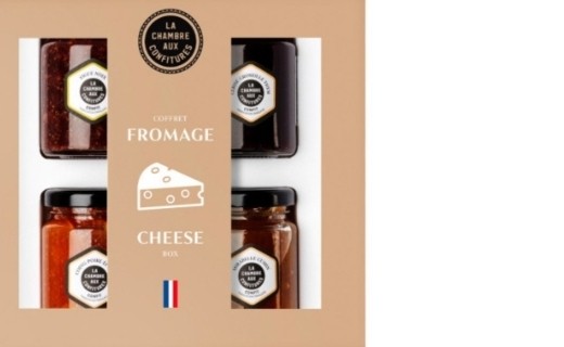Coffret 4 confits - Accompagnement fromages - La Chambre aux Confitures